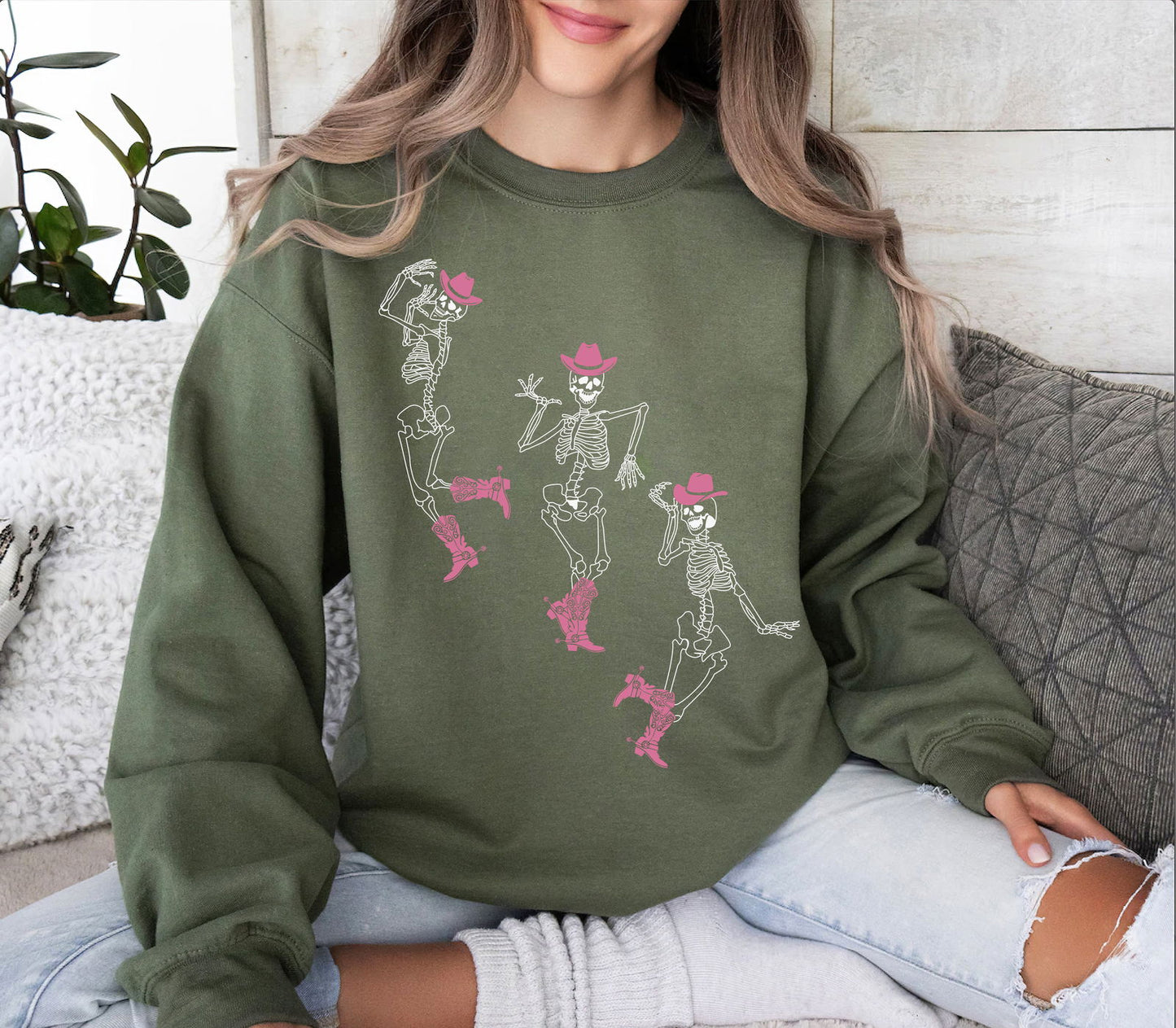 Dancing Western Skeleton Shirt