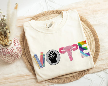 Vote LGBT Embroidered Shirt