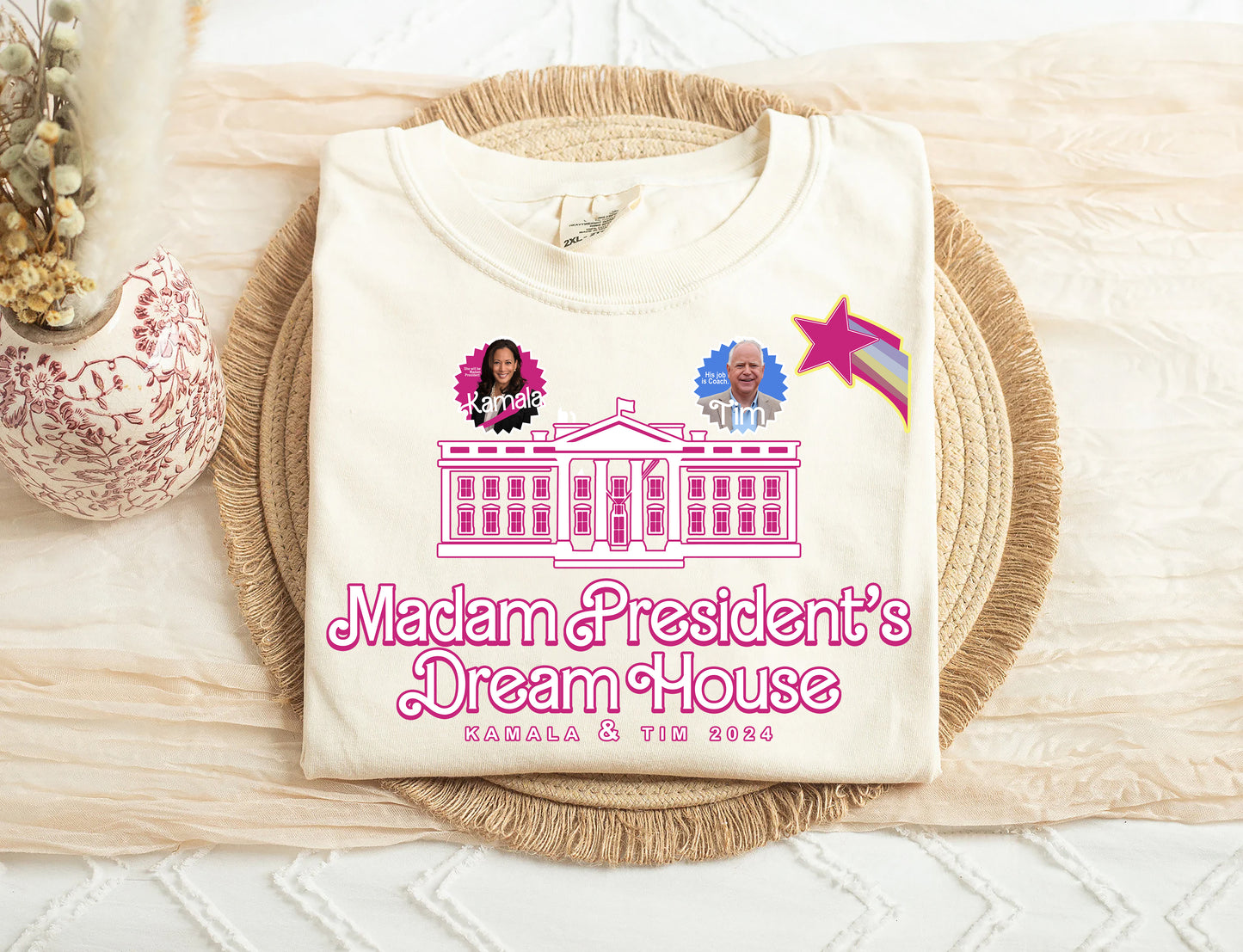 Madam President's Dream House Kamala & Tim 2024 Shirt