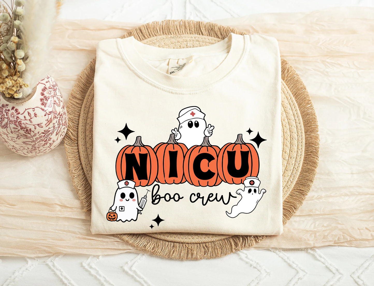 NICU Boo Boo Crew Shirt