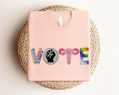 Vote LGBT Embroidered Shirt