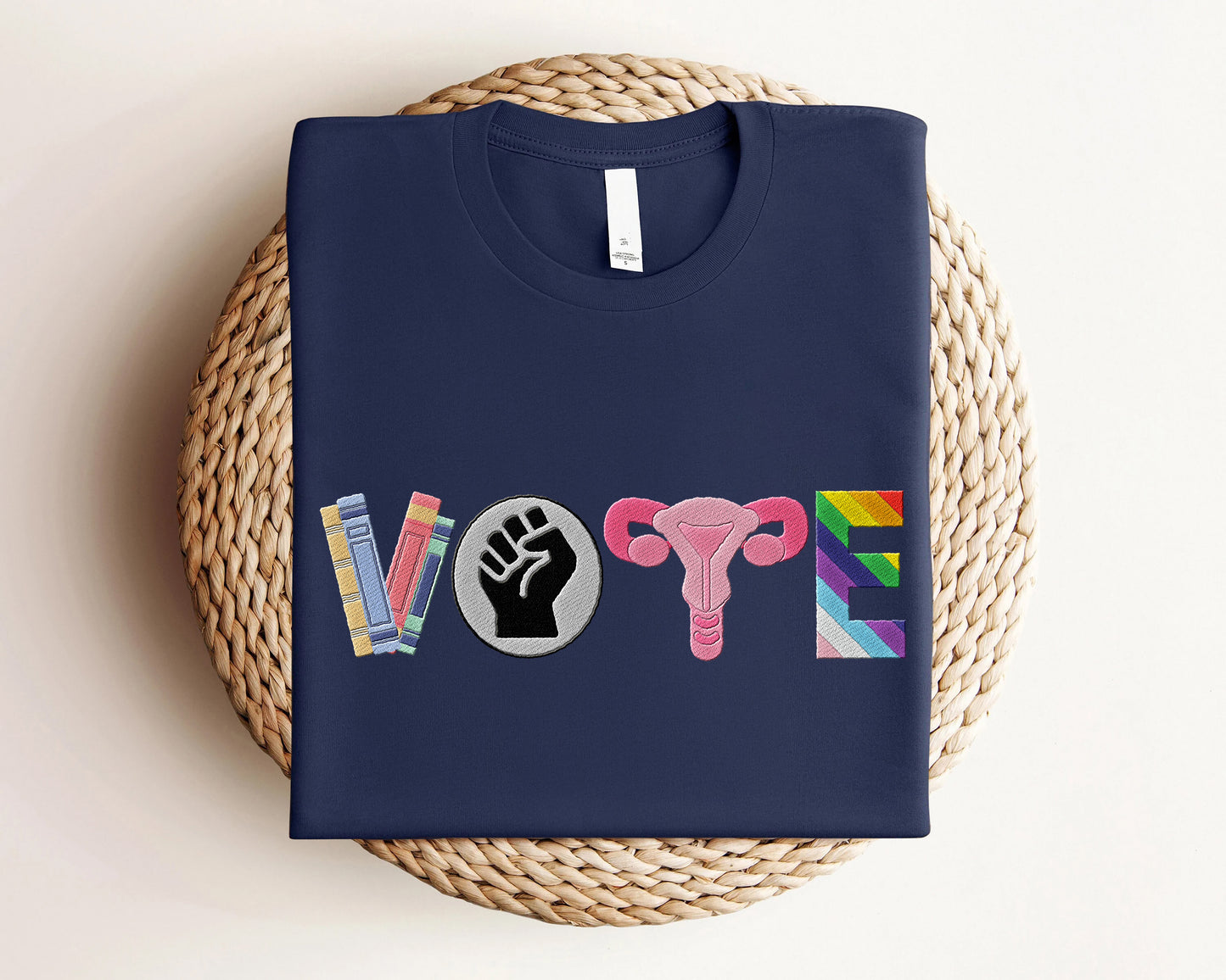 Vote LGBT Embroidered Shirt