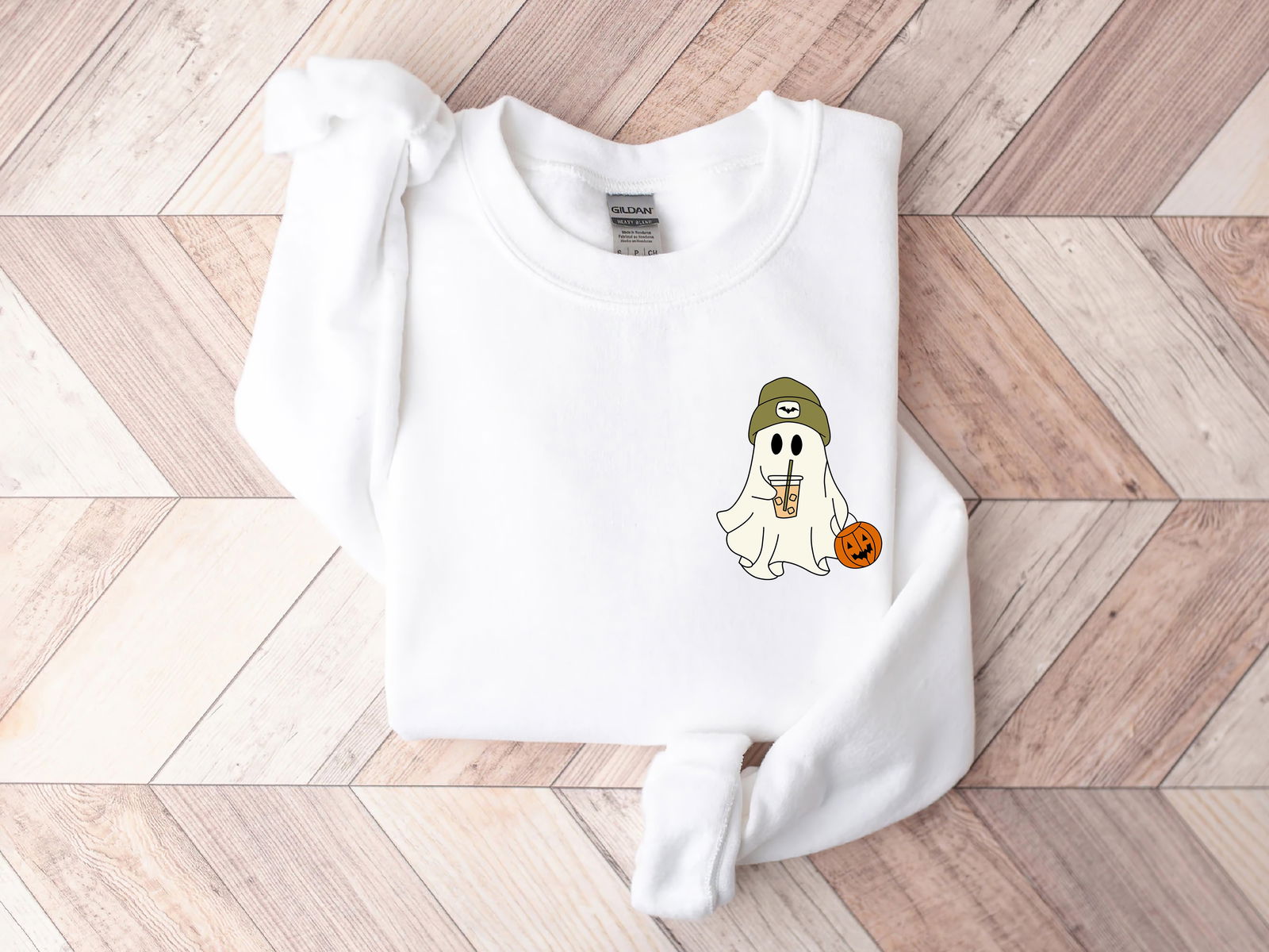 Embroidered Boo-Jee Halloween Sweatshirt