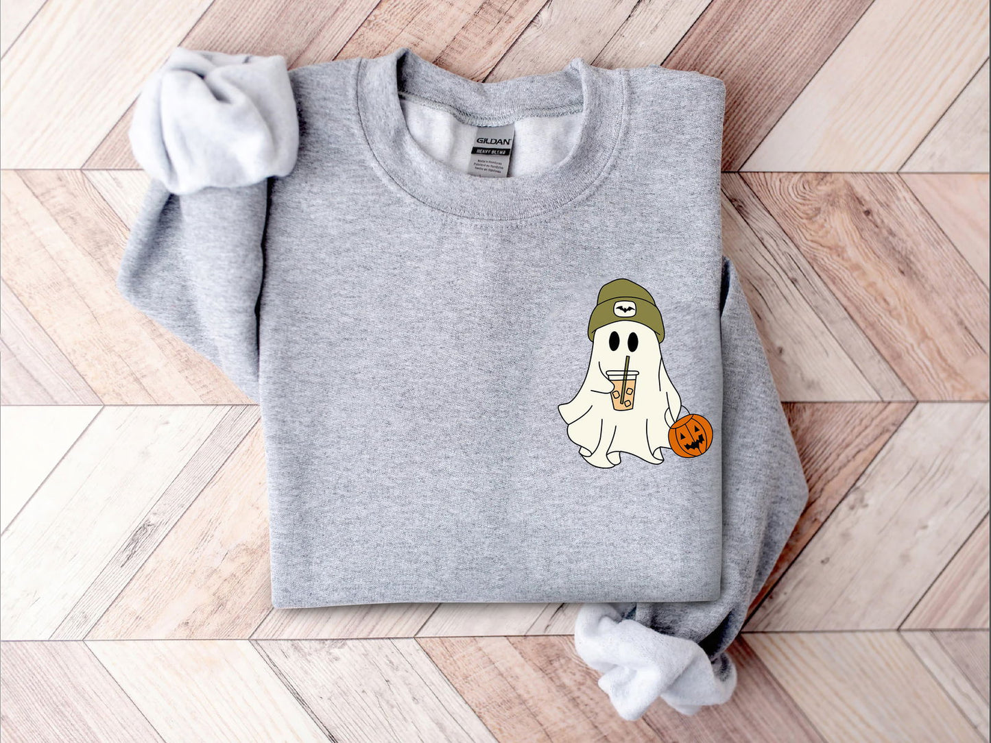 Embroidered Boo-Jee Halloween Sweatshirt