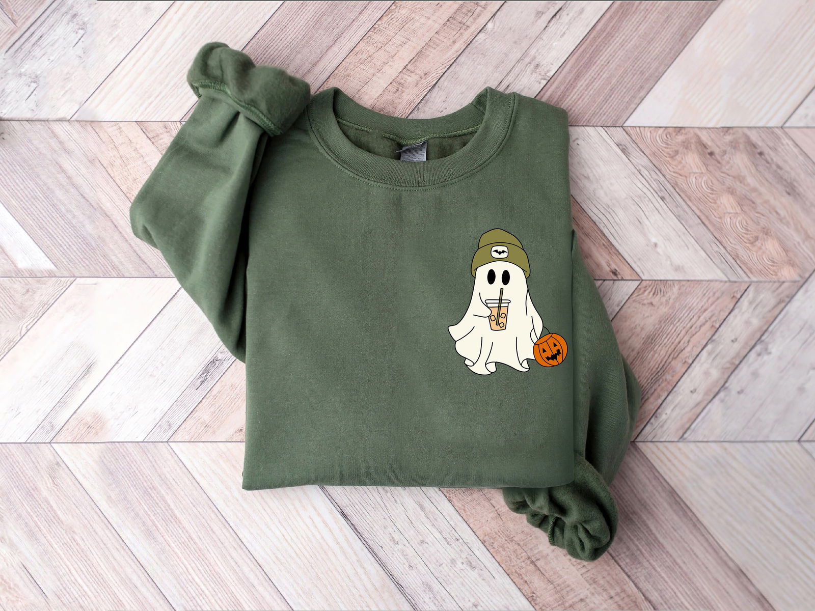 Embroidered Boo-Jee Halloween Sweatshirt