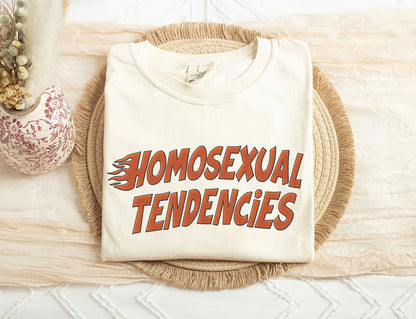 Embroidered Homosexual Tendencies Shirt