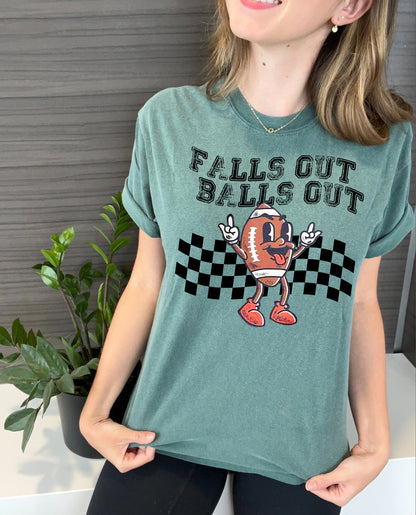 Falls Out Balls Out Comfort Colors Shirt