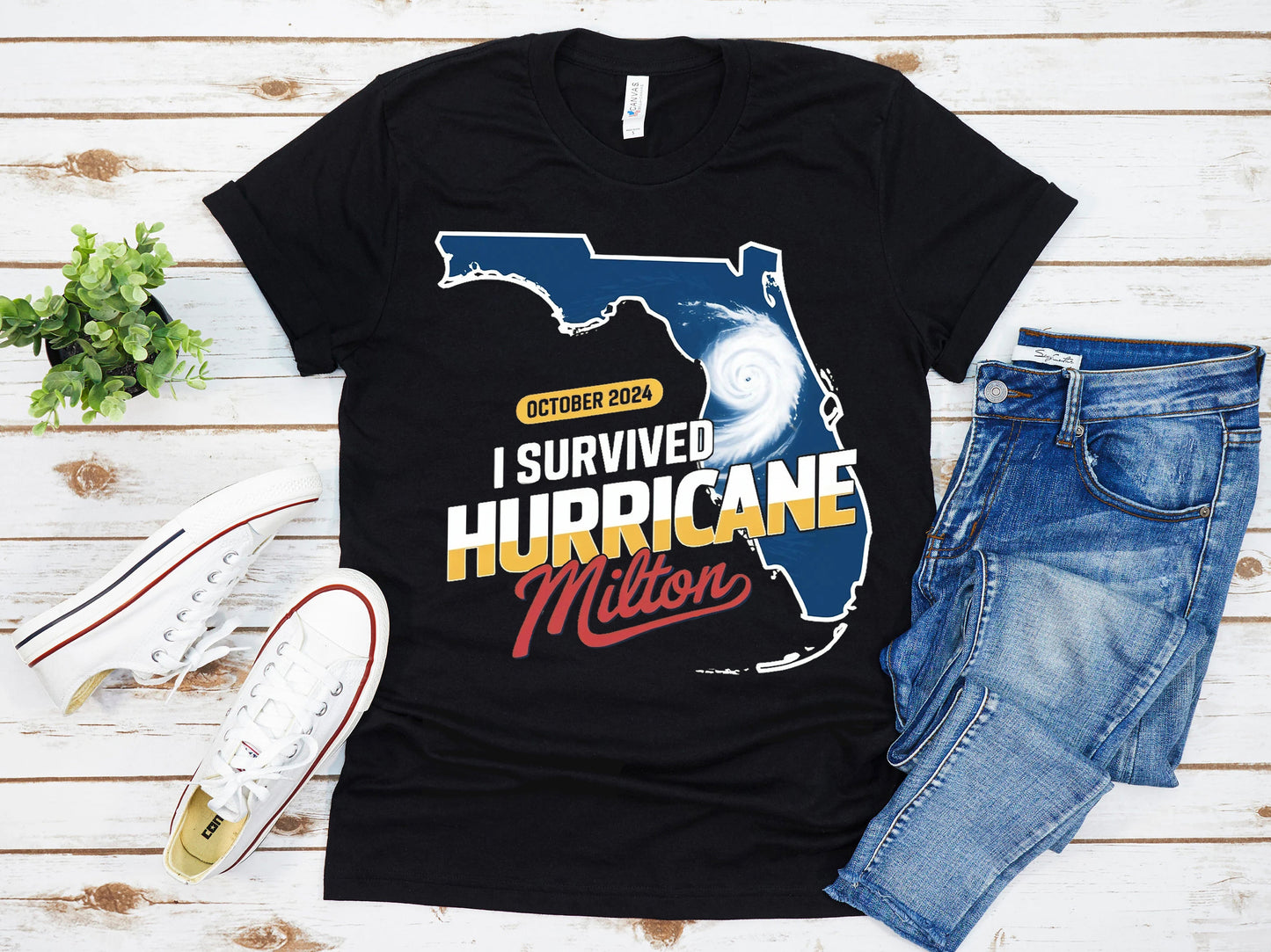 October 2024 I Survived Hurricane Milton Shirt