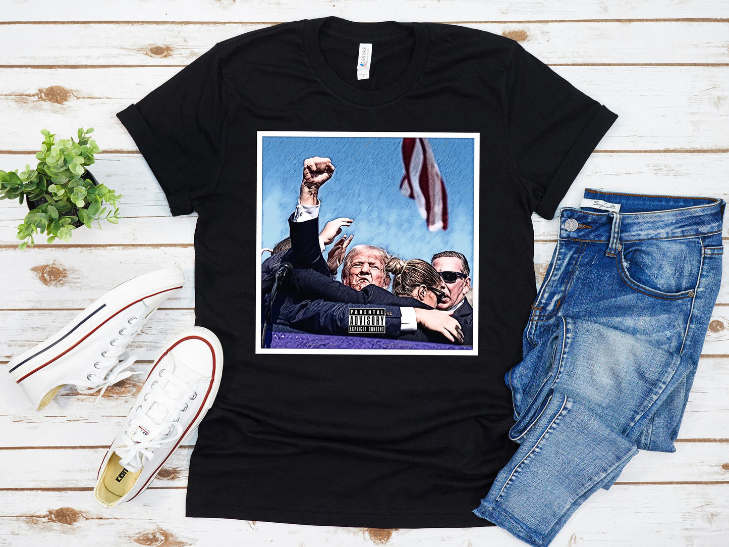 Trump Shooting Photo 2024 Shirt