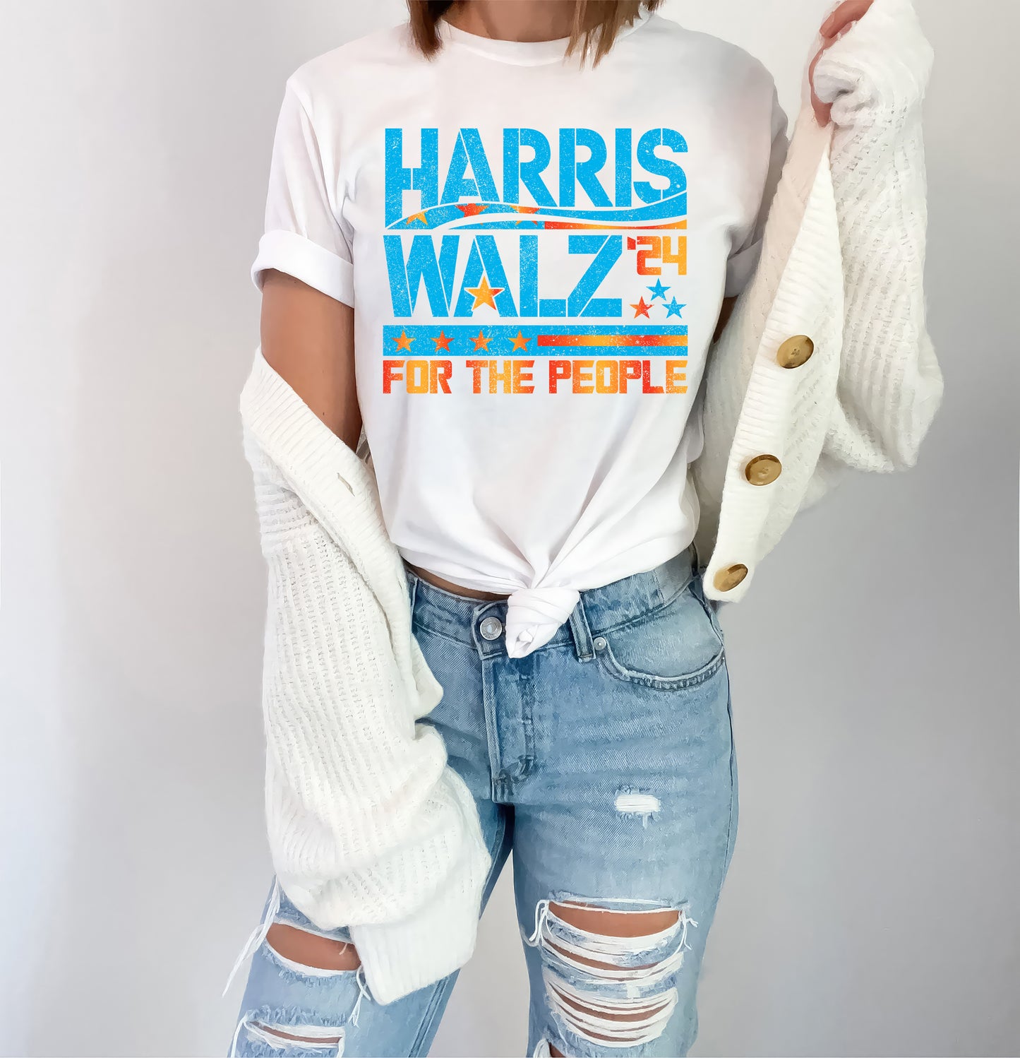 For The People Harris Walz 2024 Shirt