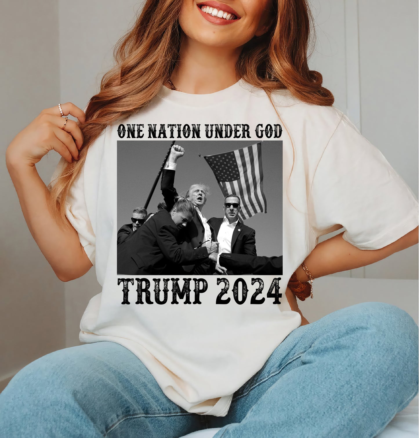 One Nation Under God Trump 2024 Shirt