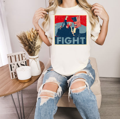 President Donald Trump Fight Shirt