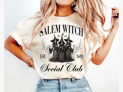 Salem Witch Social Club Est 1692 Halloween Shirt