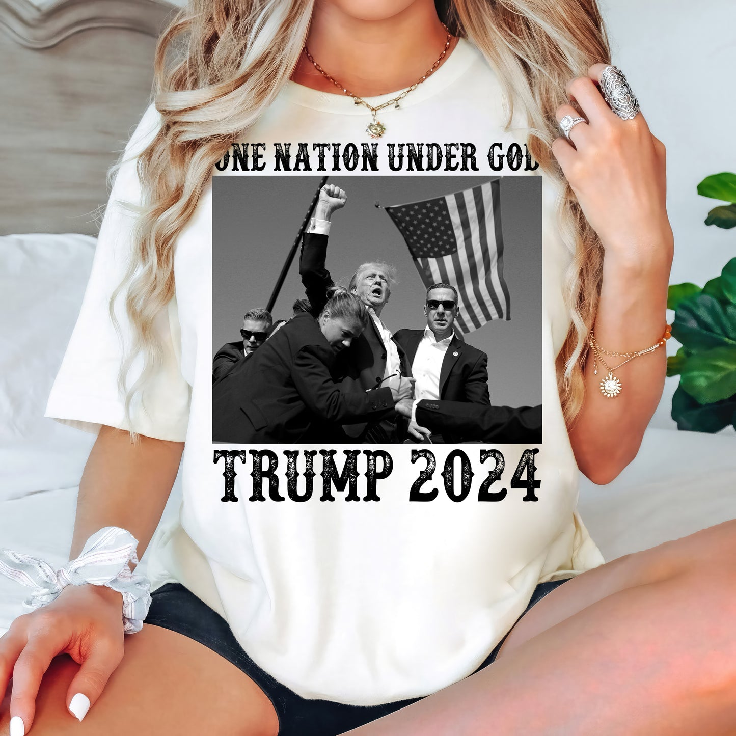 One Nation Under God Trump 2024 Shirt