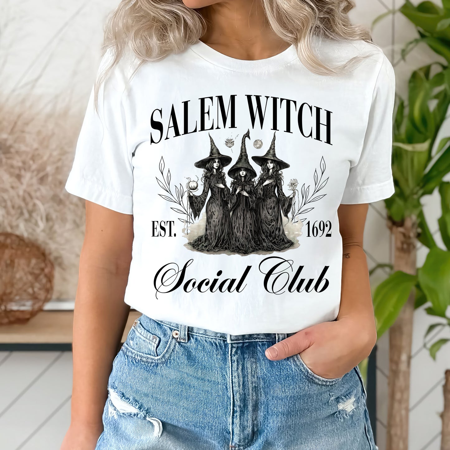 Salem Witch Social Club Est 1692 Halloween Shirt