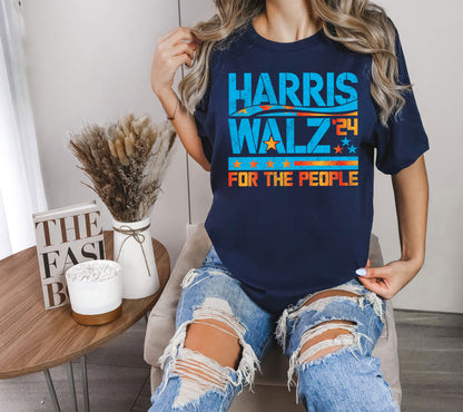 For The People Harris Walz 2024 Shirt