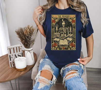 The Reader Tarot Deck Halloween Shirt