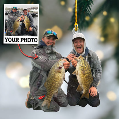 Custom Fishing Photo Ornament