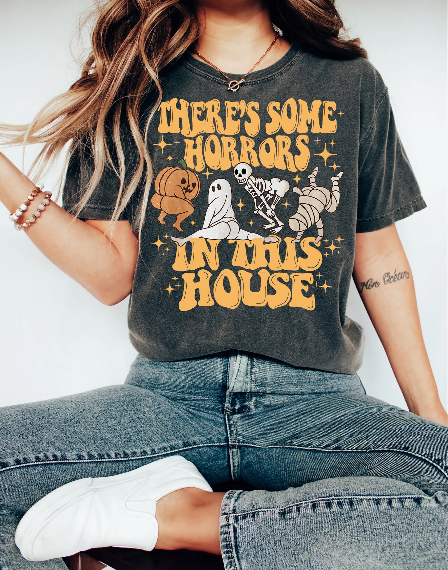 There's Some Horrors In This House Comfort Colors Shirt