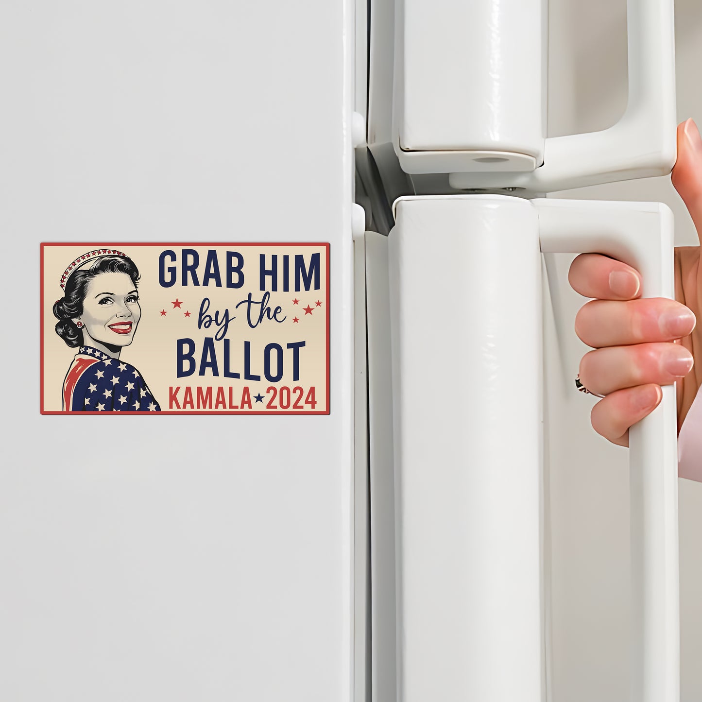 Grab Him By The Ballot Kamala 2024 Magnet