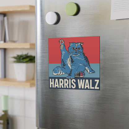 Harris Walz Cat Magnet