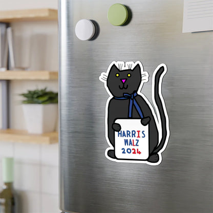 Childless Cat Lady Harris Walz 2024 Magnet