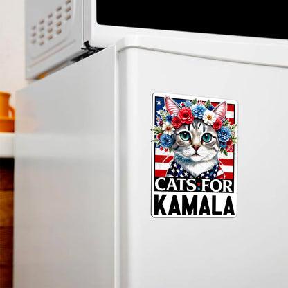 Cats For Kamala Magnet