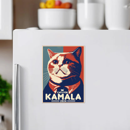 Cats For Kamala 2024 Magnet