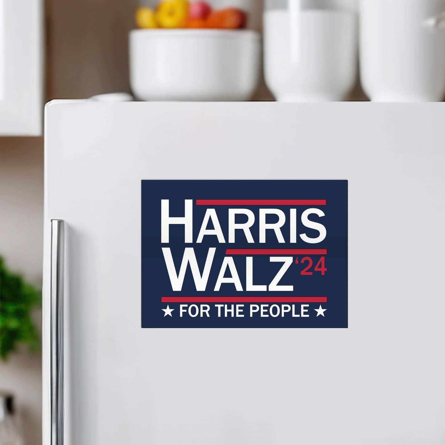 Harris Walz '24 For The People Magnet