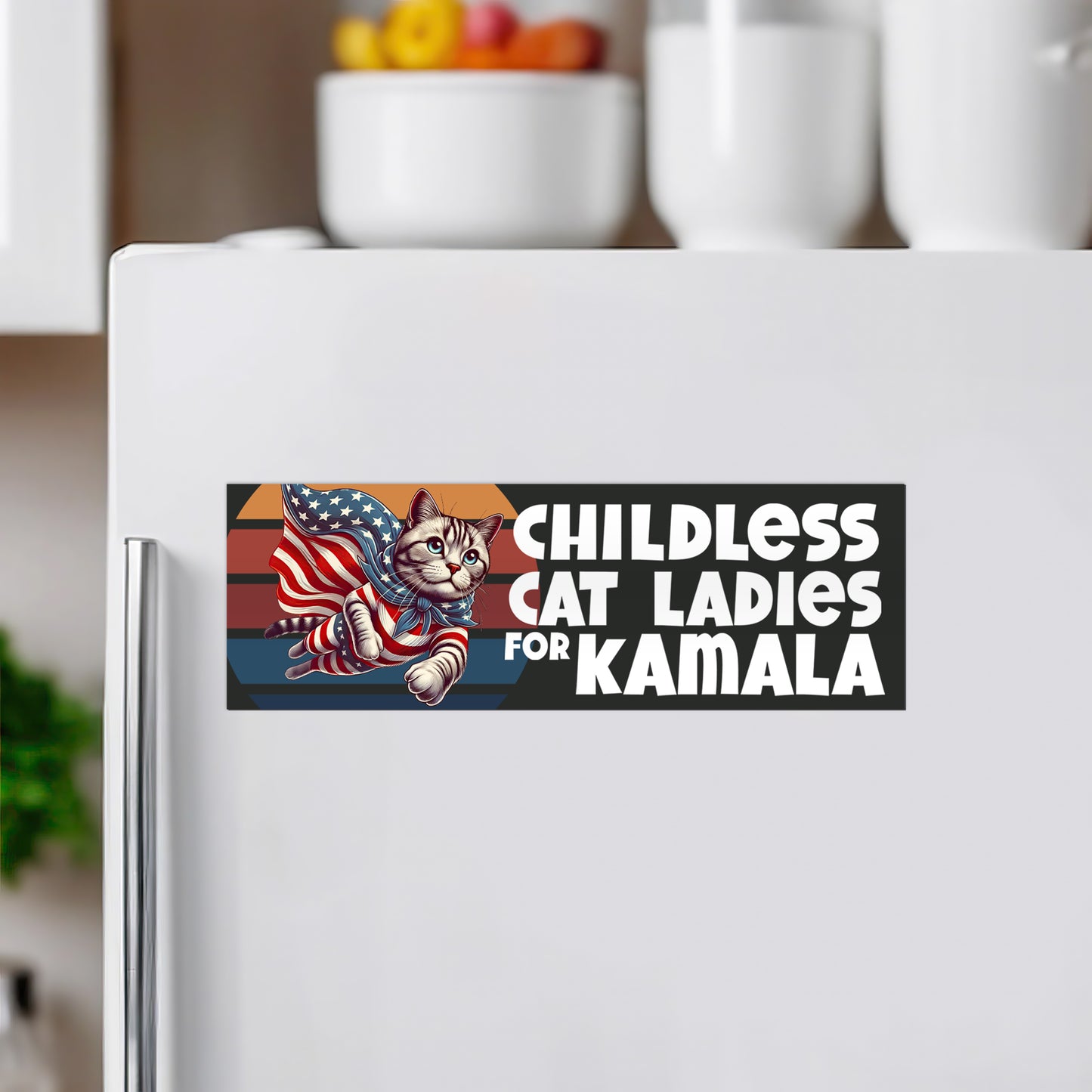 Childless Cat Ladies For Kamala Magnet