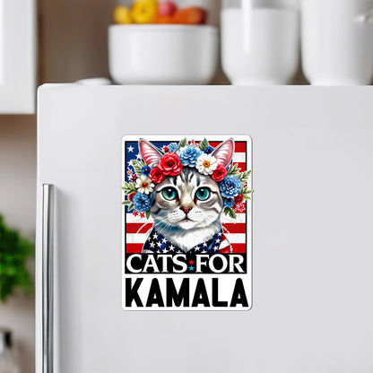 Cats For Kamala Magnet