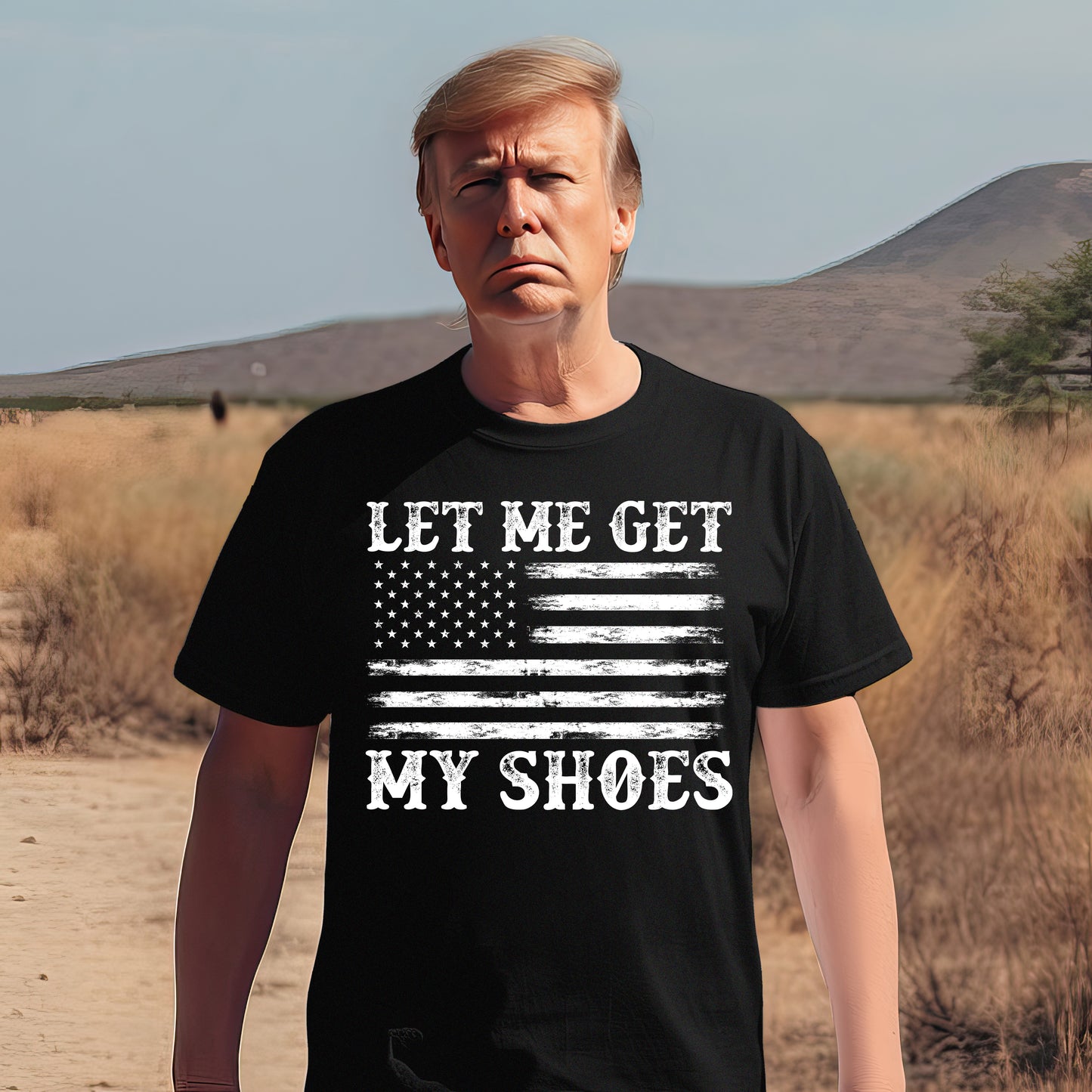 Let Me Get My Shoes Trump 2024 Shirt