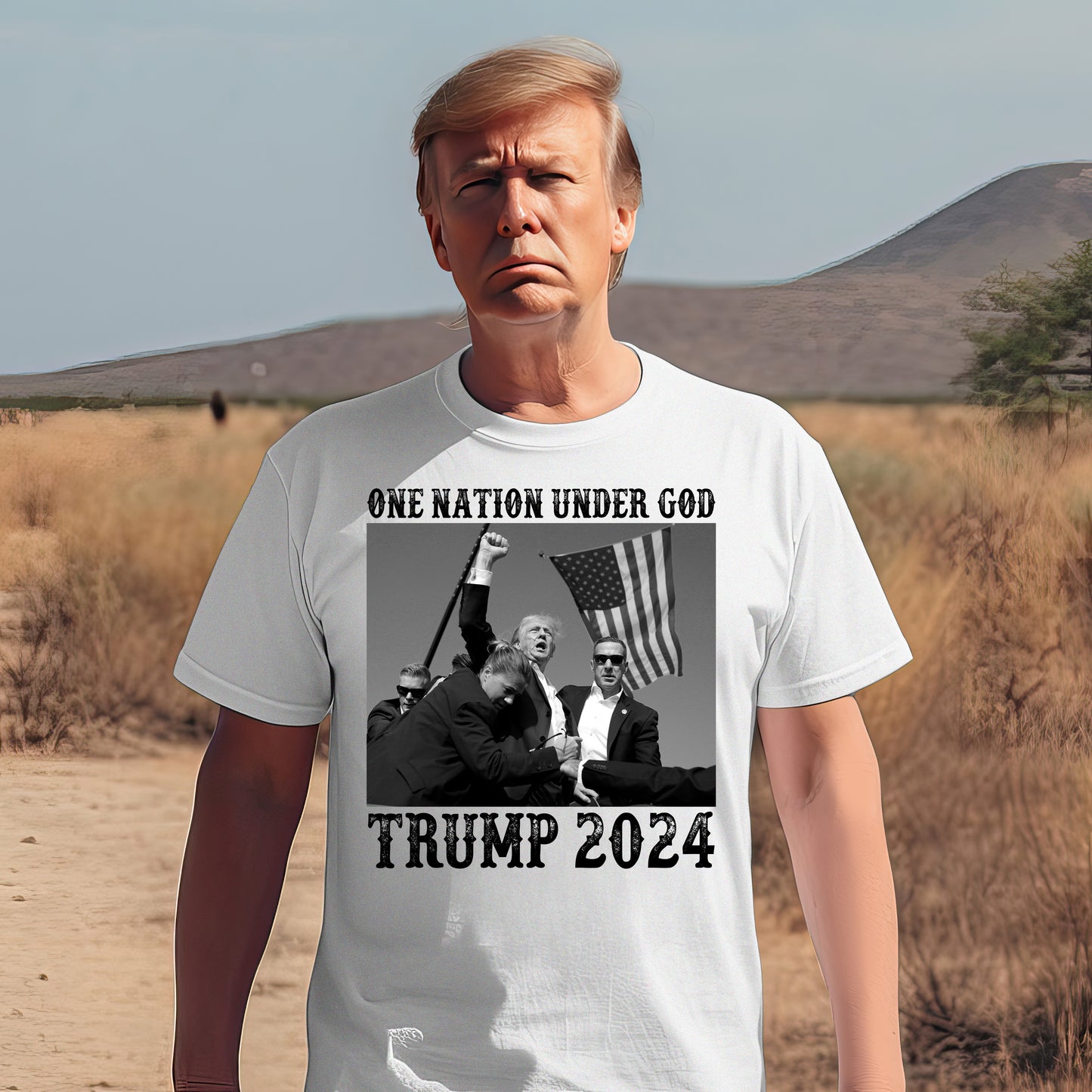 One Nation Under God Trump 2024 Shirt