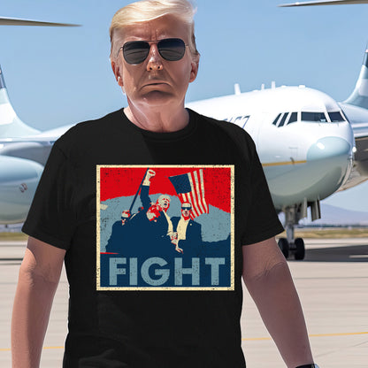 President Donald Trump Fight Shirt