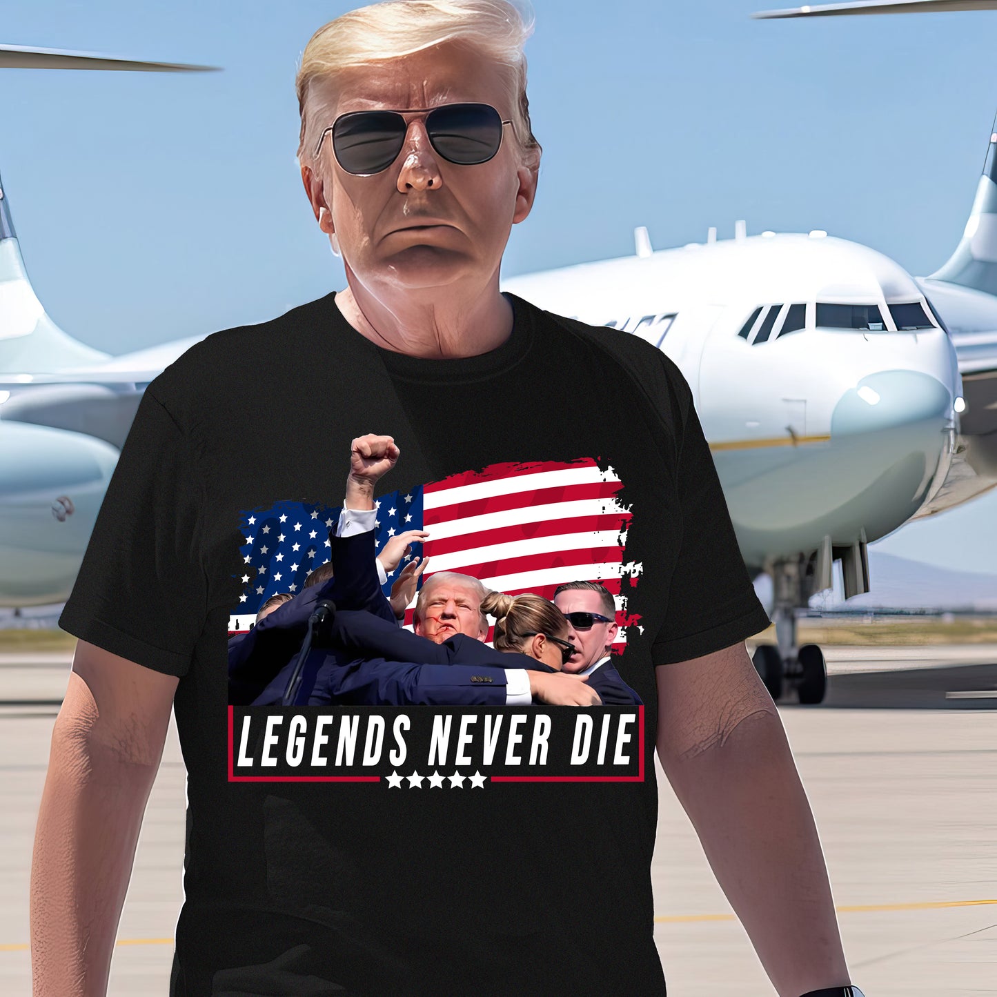 Legends Never Die Trump Shirt