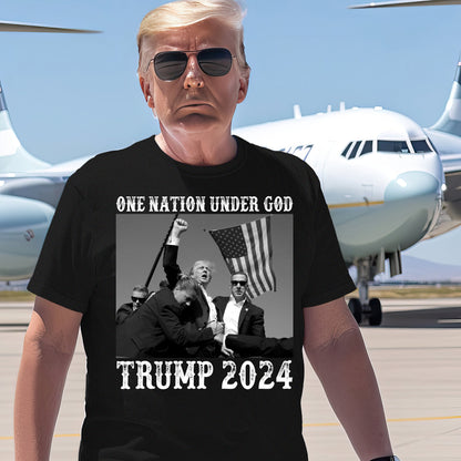 One Nation Under God Trump 2024 Shirt