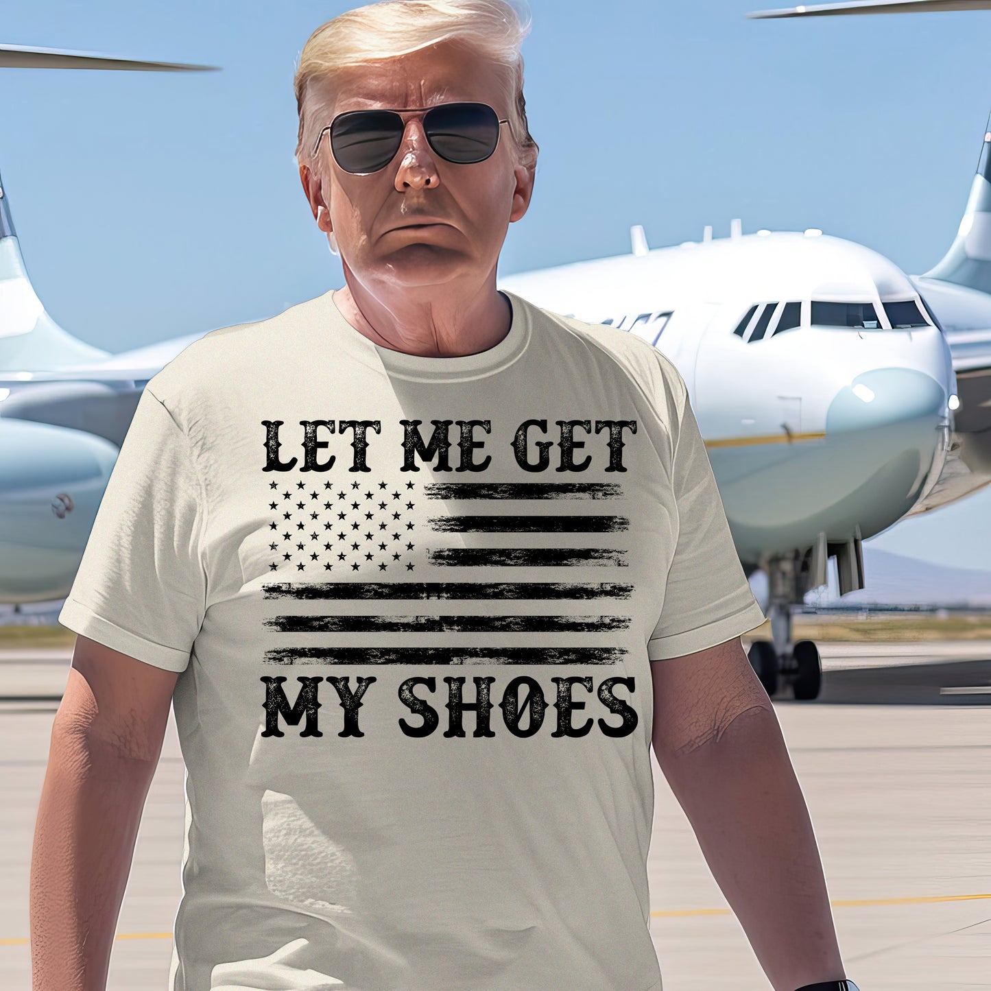 Let Me Get My Shoes Trump 2024 Shirt