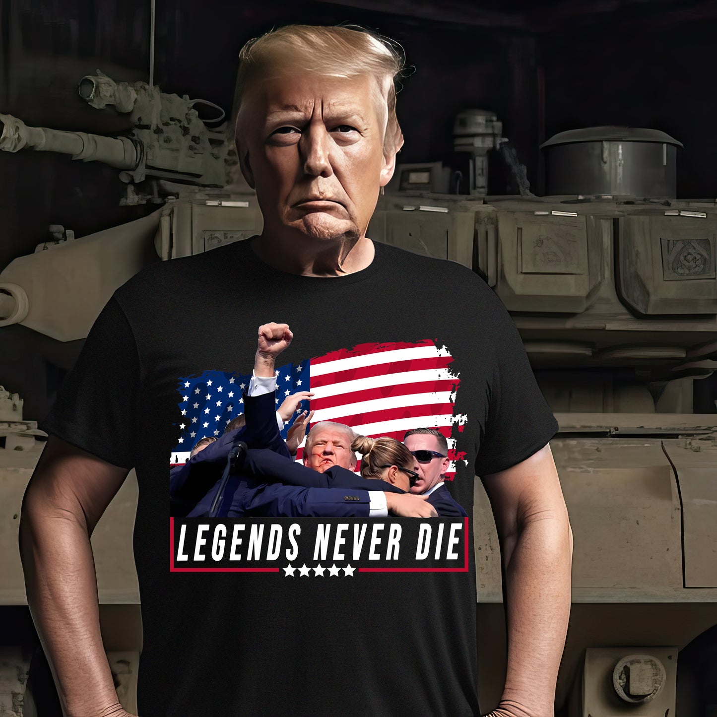 Legends Never Die Trump Shirt