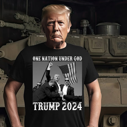 One Nation Under God Trump 2024 Shirt