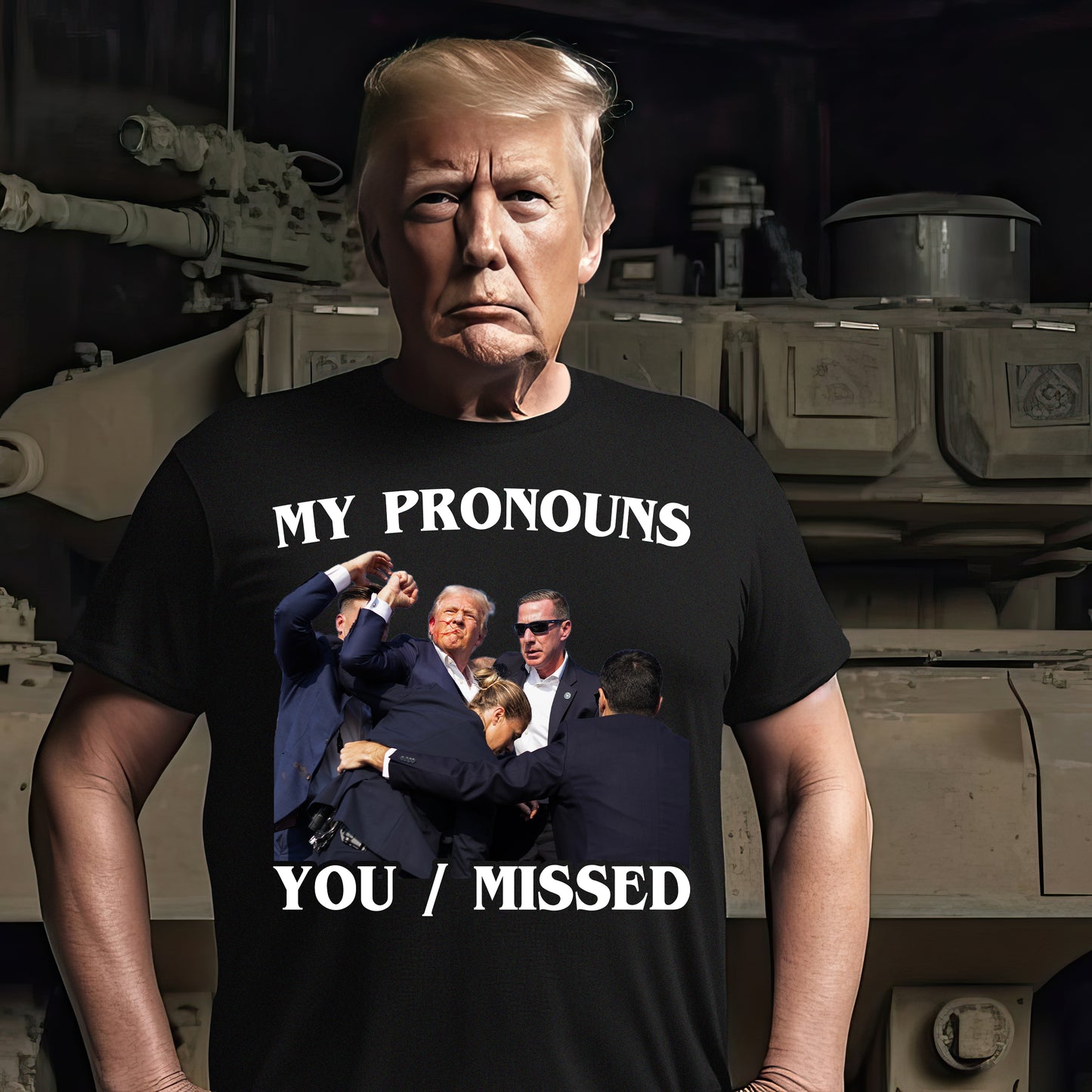 My Pronouns You / Missed Trump 2024  Shirt