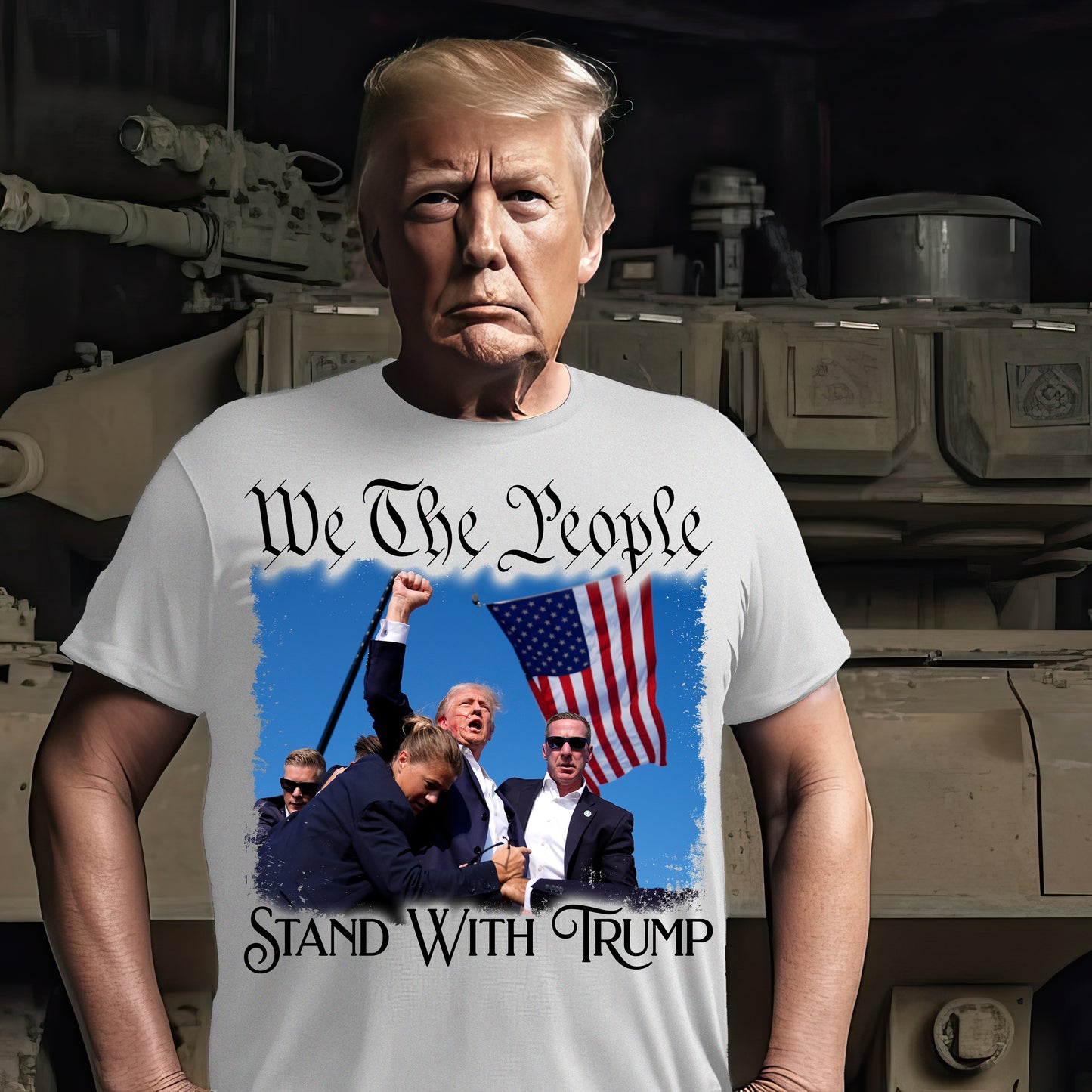 We The People Stand With Trump Shirt