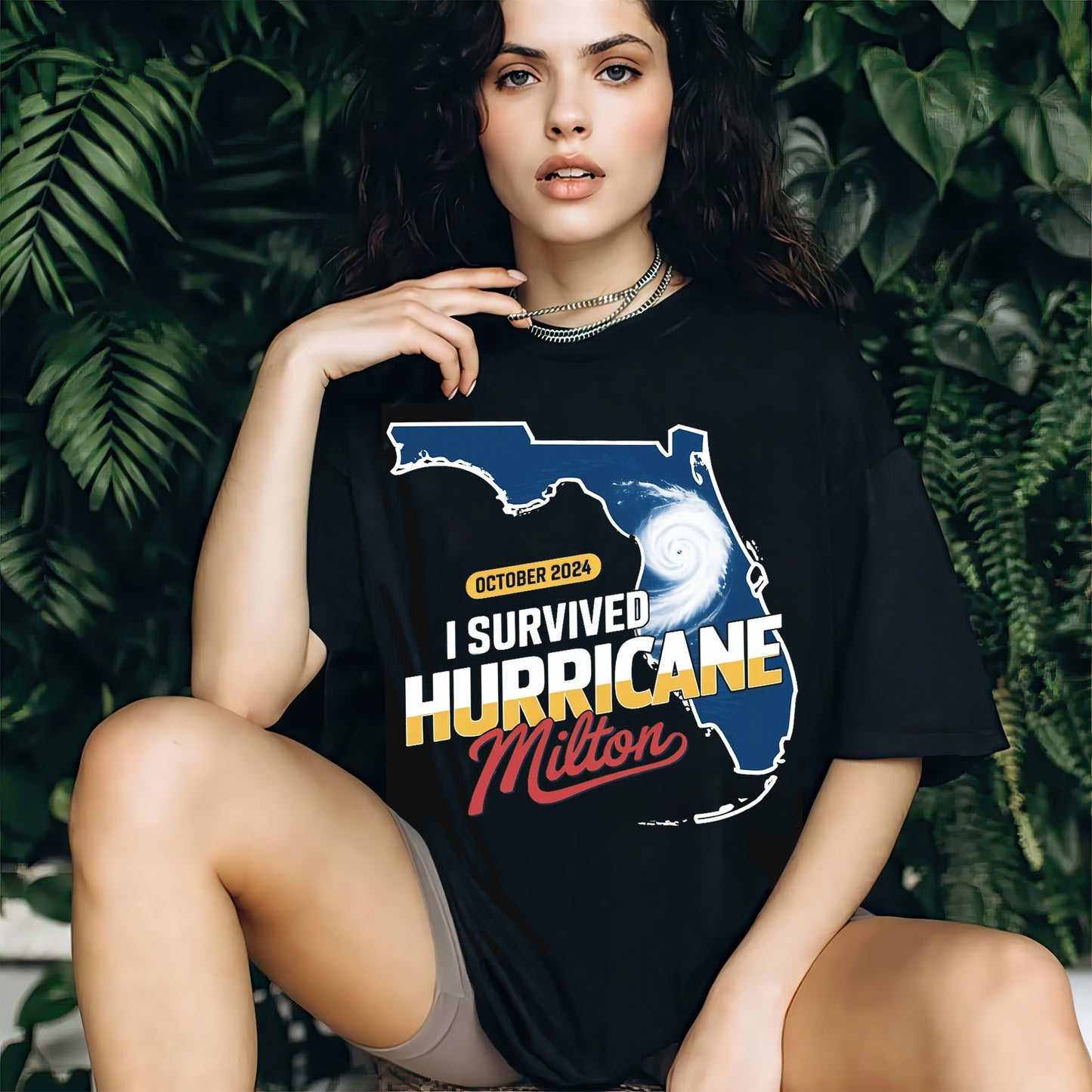 October 2024 I Survived Hurricane Milton Shirt