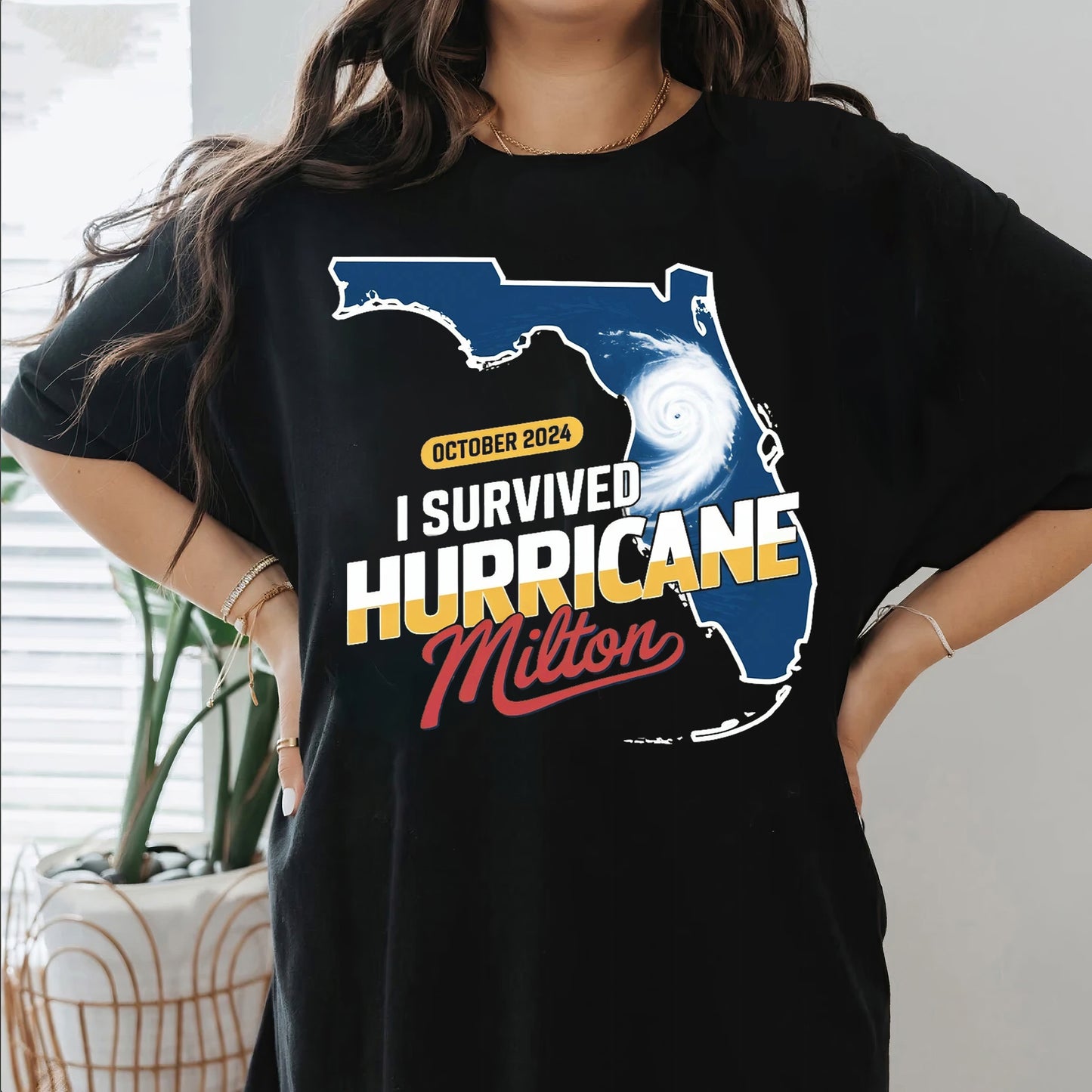 October 2024 I Survived Hurricane Milton Shirt