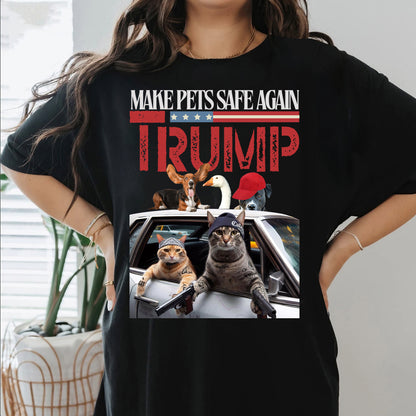 Make Pets Safe Again Trump 2024 Shirt