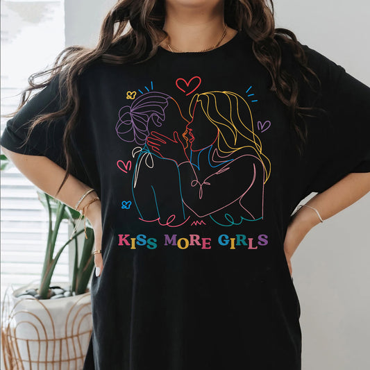 Kiss More Girls Lebian Shirt