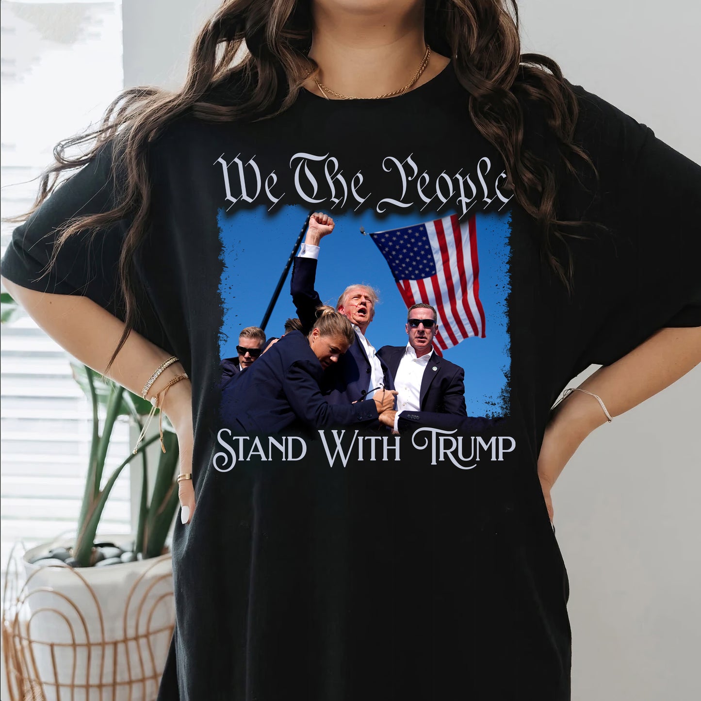 We The People Stand With Trump Shirt