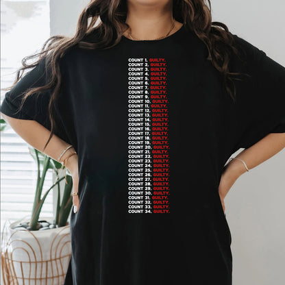 Trump Guilty On 34 Counts Shirt