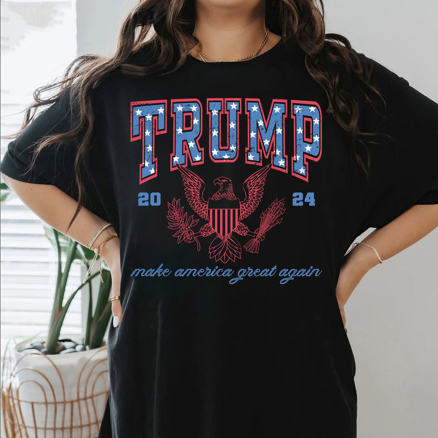 Make America Great Again Trump 2024 America Eagle Shirt