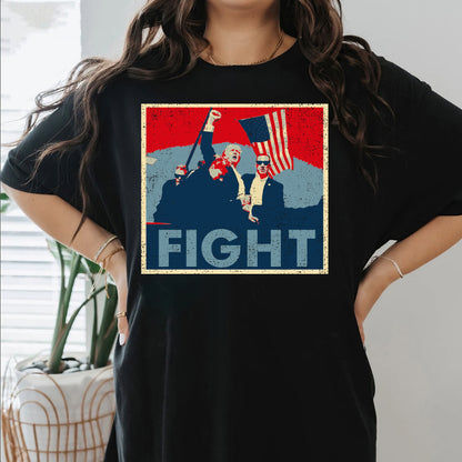 President Donald Trump Fight Shirt