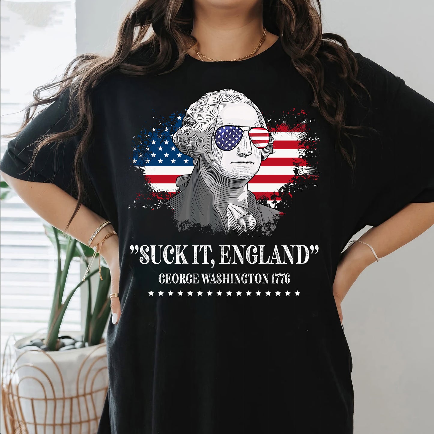 Suck It England 1776 Washington Shirt